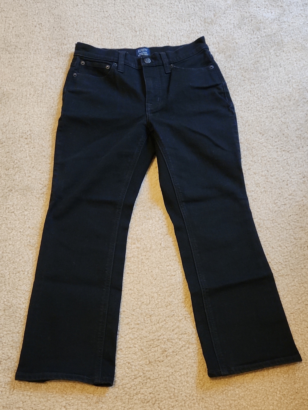 J CREW Midrise Crop Flare Jean